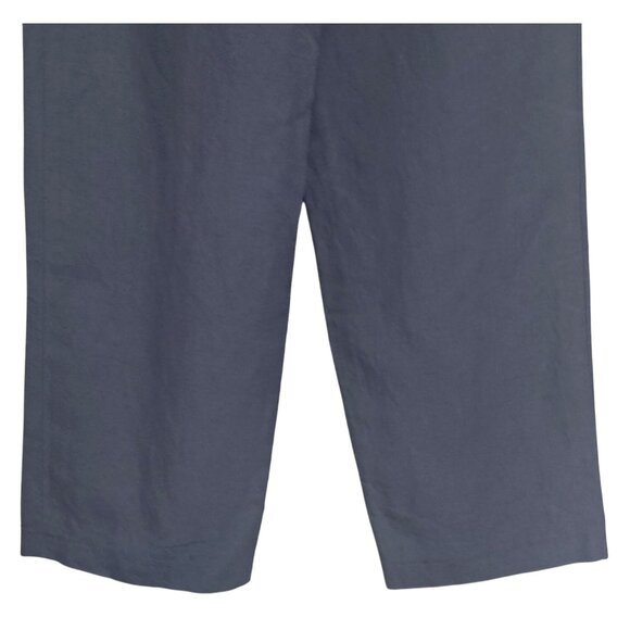 Vintage Cutter & Buck Womens Linen-Blend Navy Wide-Leg Pants Size 8 - Picture 11 of 14